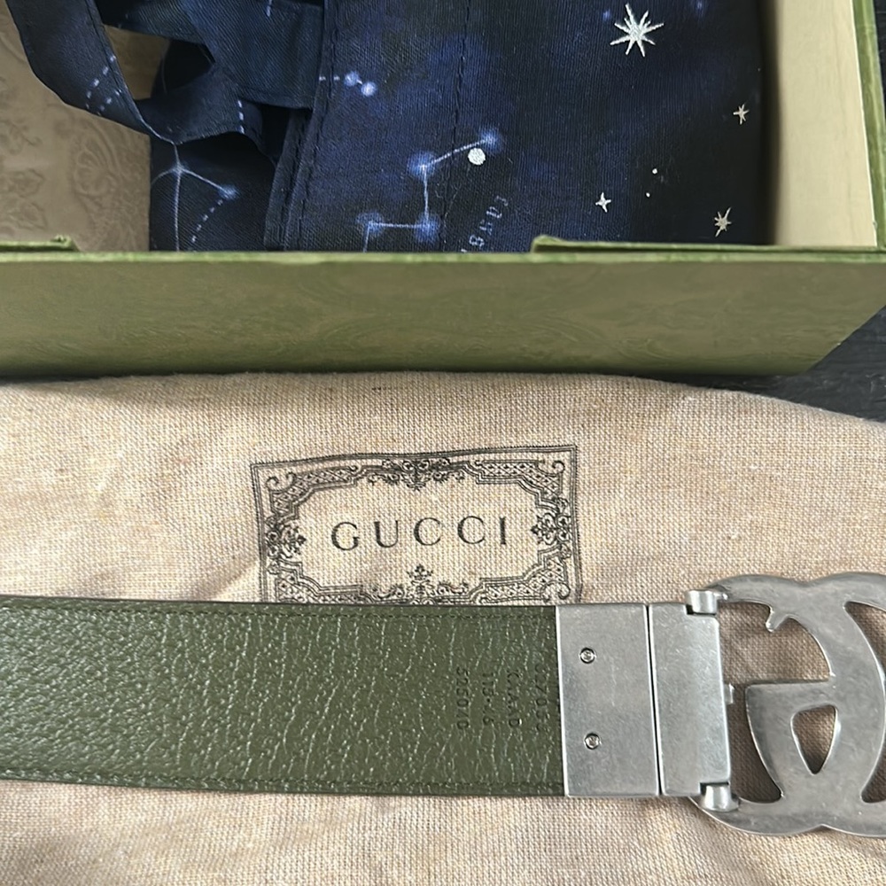 Men’s Gucci  GG Mormont reversible belt - Picture 2 of 5